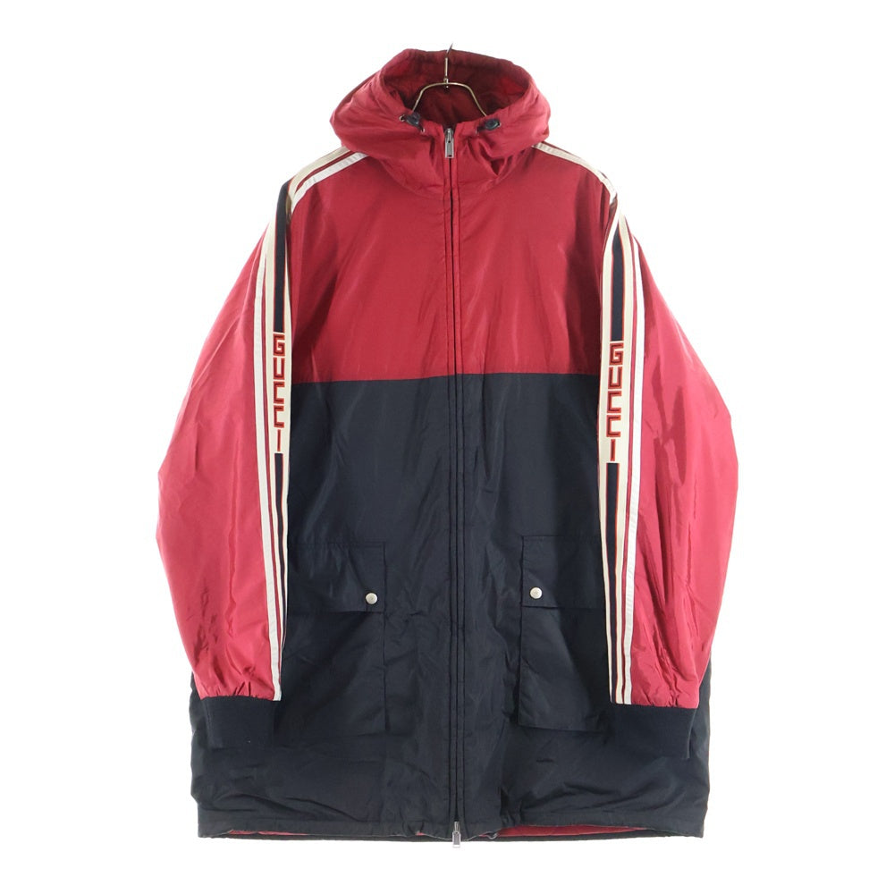 GUCCI(グッチ) 中綿入り フーディコート レッド/ブラック 538275 Z9687