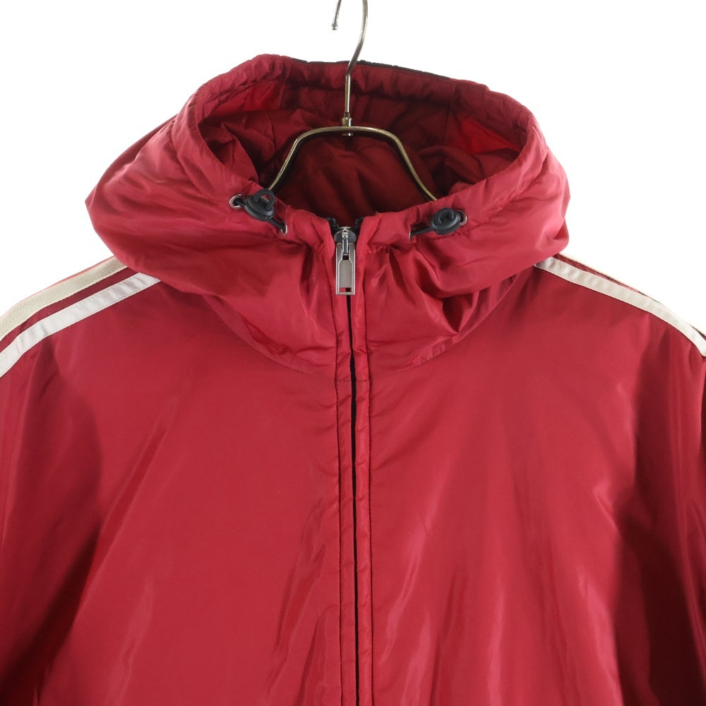 GUCCI(グッチ) 中綿入り フーディコート レッド/ブラック 538275 Z9687