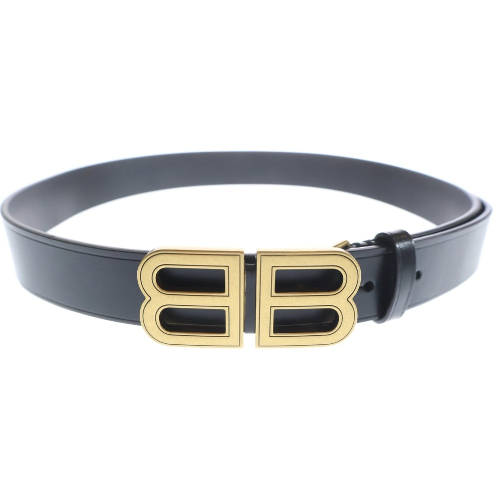 BALENCIAGA(バレンシアガ) BBロゴバックルベルト ブラック レディース 673523