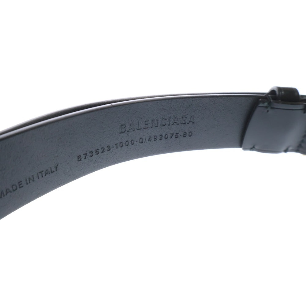BALENCIAGA(バレンシアガ) BBロゴバックルベルト ブラック レディース 673523