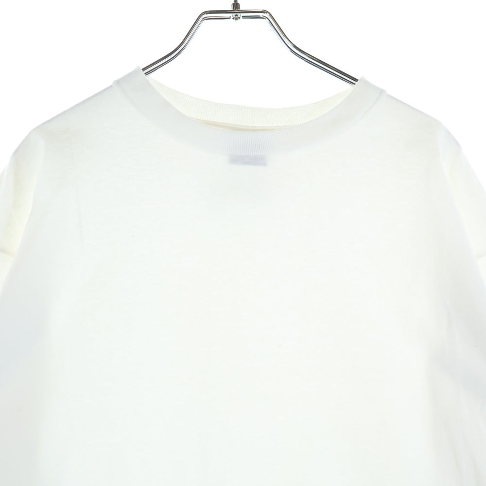 STUSSY(ステューシー) 90～00s 紺タグ LONG HAUL プリント長袖Tシャツ ロングスリーブカットソー ホワイト