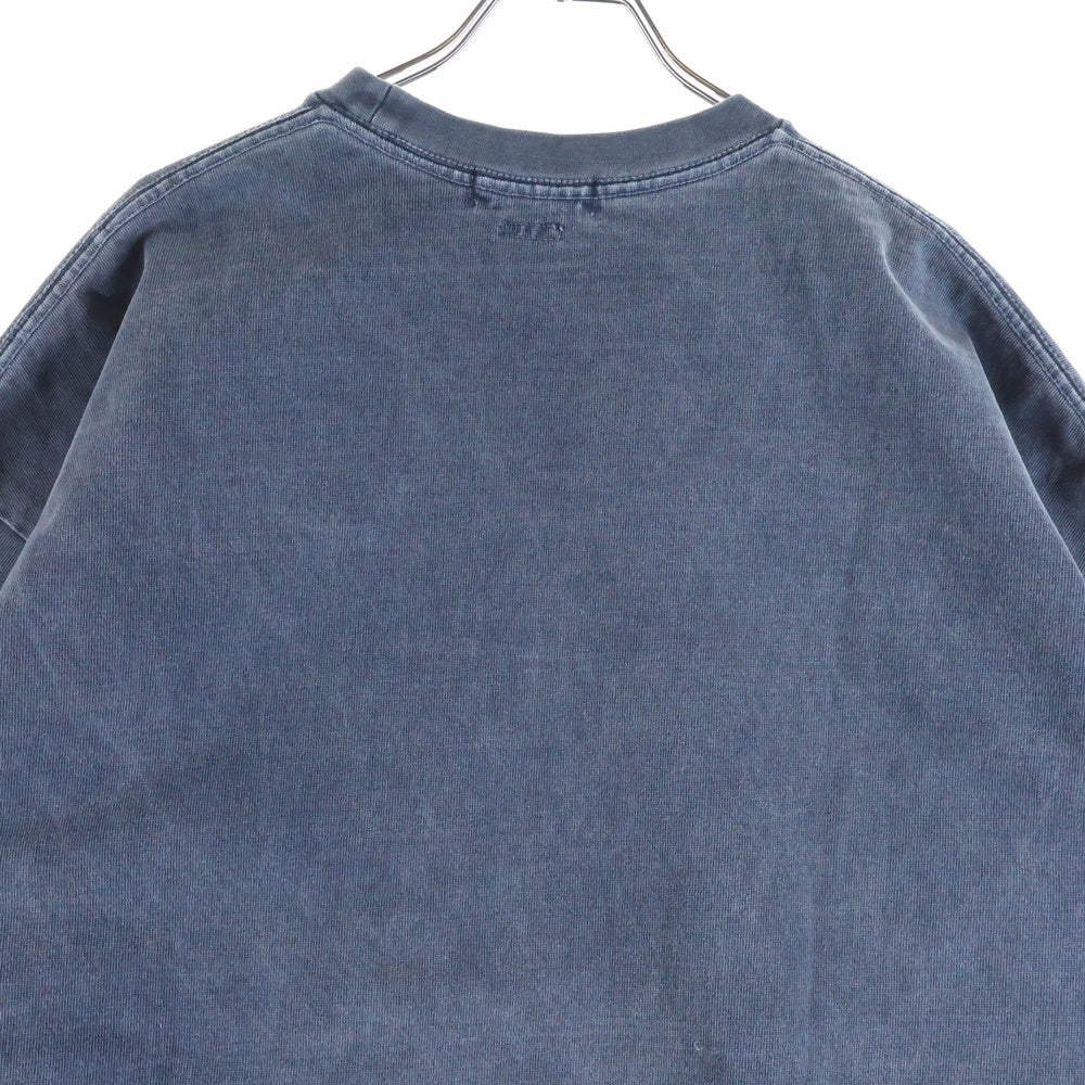 NAUTICA(ノーティカ) Too Heavy Pigment Dyed Pocket SS Tee ヘビーウェイト ピグメントダイ ポケット付き半袖Tシャツ クルーネックカットソー ネイビー