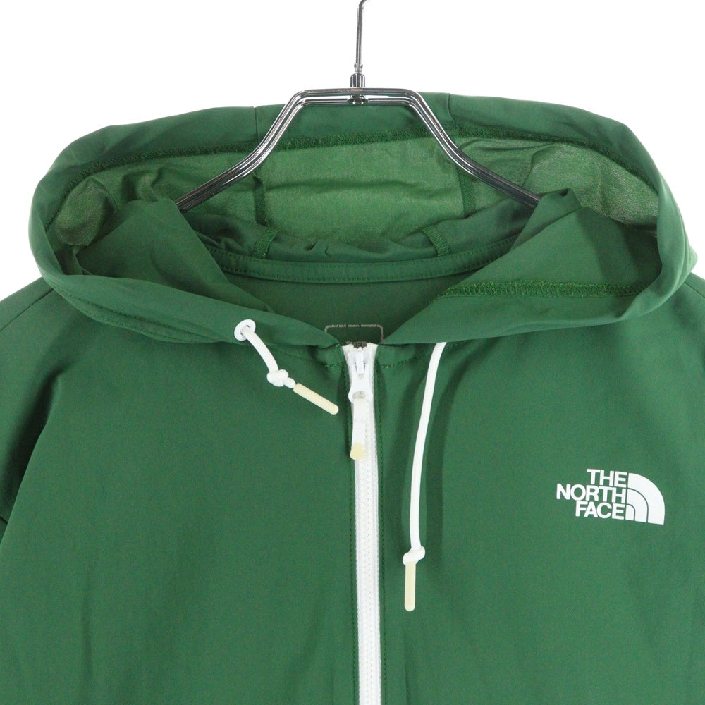 THE NORTH FACE(ザノースフェイス) SUNSHADE HOODIE ストレッチ ナイロン ジップパーカー グリーン NT11625