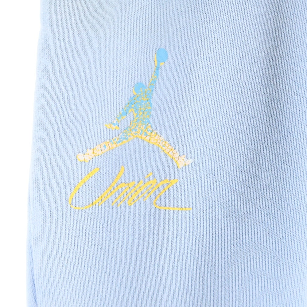 JORDAN BRAND(ジョーダンブランド) ×UNION LA Fleece Pant プリント スウェットパンツ ブルー CT6495-436