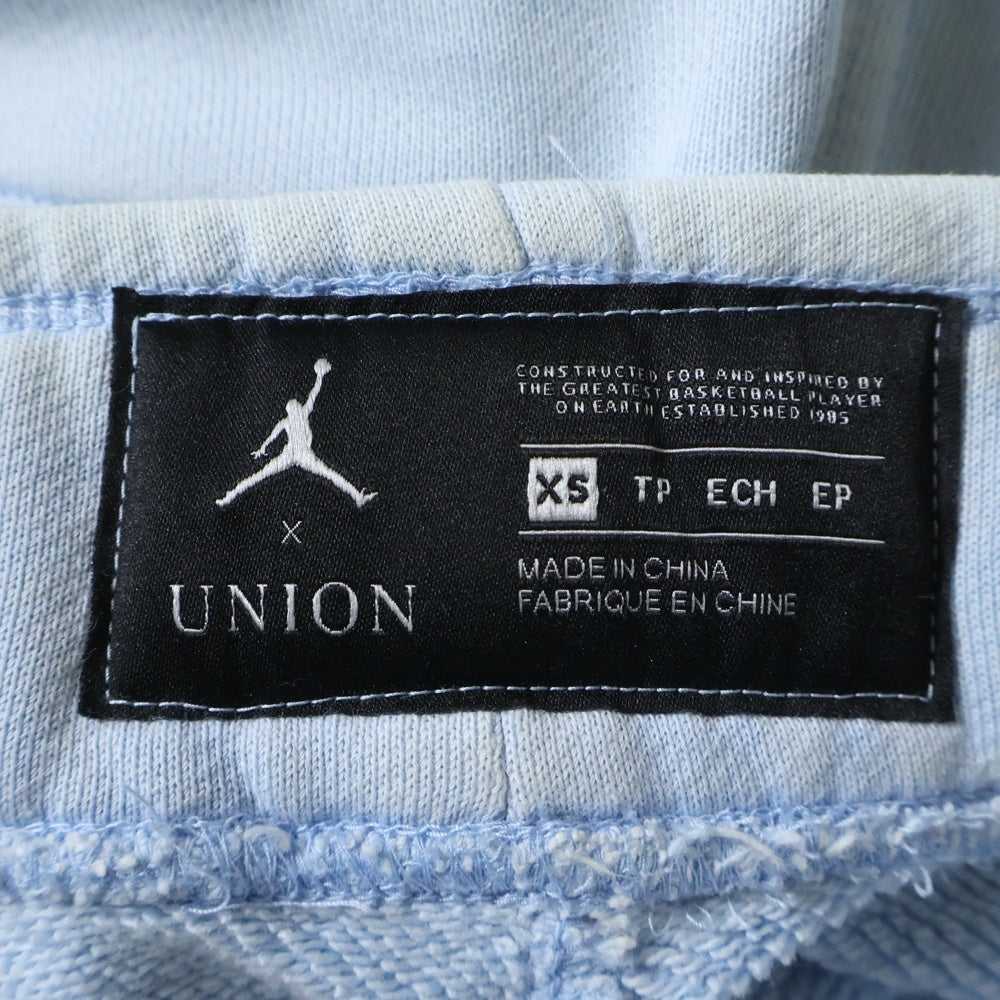 JORDAN BRAND(ジョーダンブランド) ×UNION LA Fleece Pant プリント スウェットパンツ ブルー CT6495-436