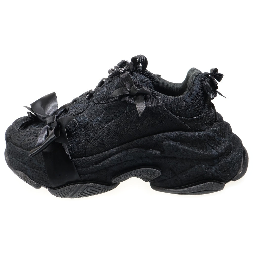 BALENCIAGA(バレンシアガ) Triple S トリプル S レースアップローカットスニーカー ブラック 524039
