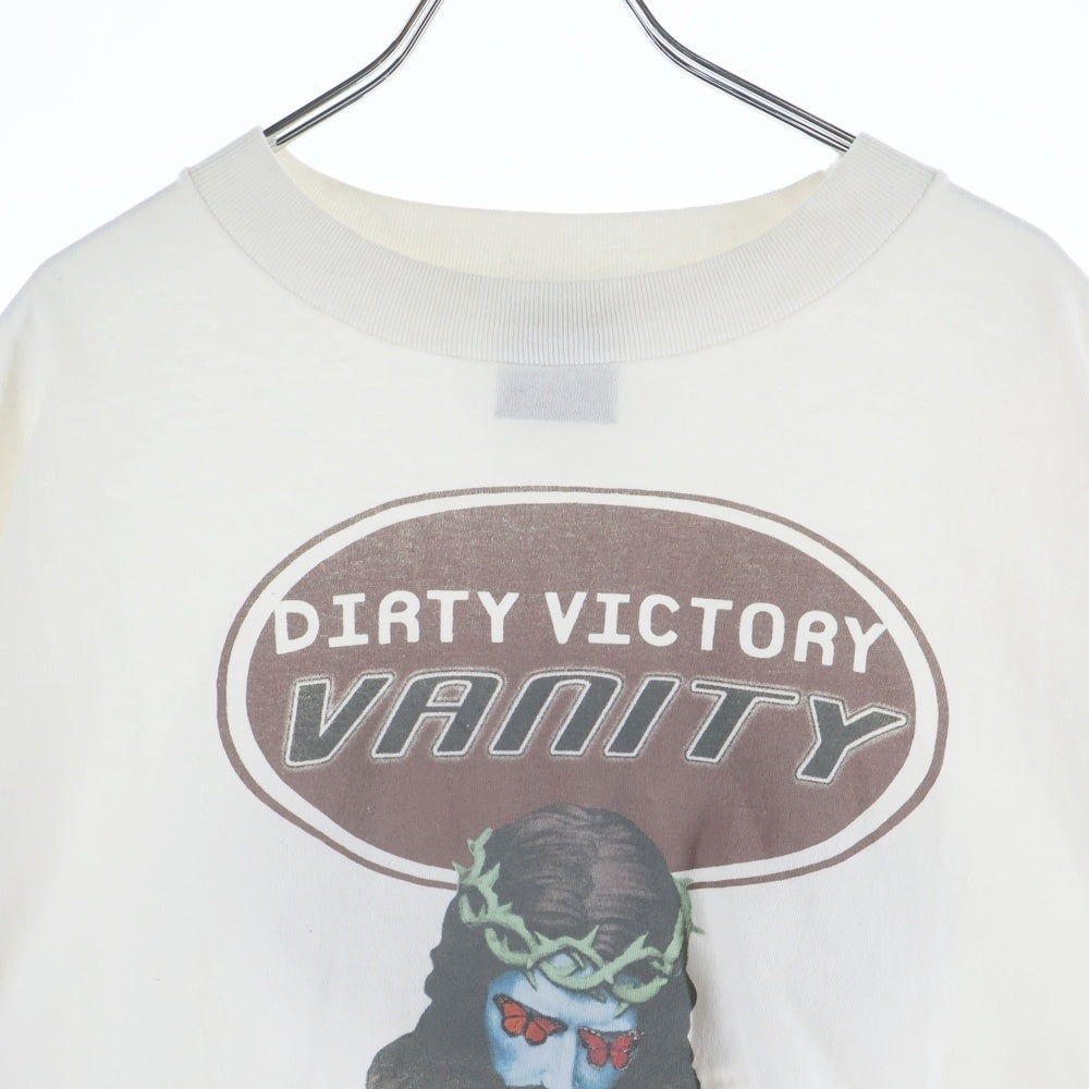 SAINT MICHAEL(セントマイケル) 24AW VANITY SS TEE SM-YS1-0000-006 ジーザスプリント半袖Tシャツ カットソー ホワイト