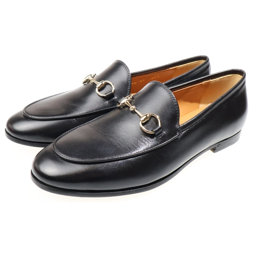 GUCCI(グッチ) ヨルダーンローファー ホースビット レザーシューズ ブラック 786016 レディース