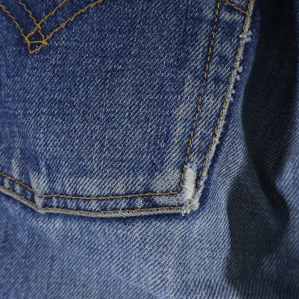 Levi's(リーバイス) 90's VINTAGE 501 米国製 ストレートデニムパンツ ボタンフライ インディゴ