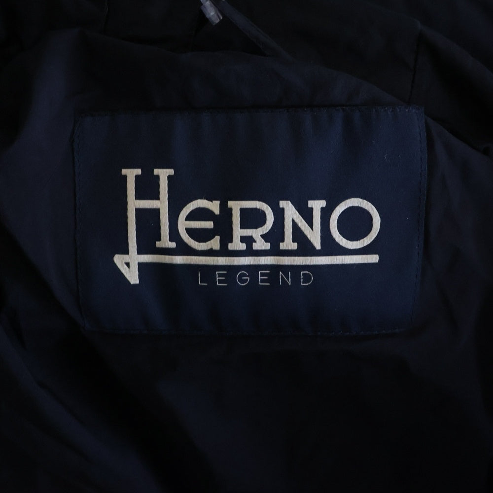 HERNO(ヘルノ) ナイロン ダブルジップ ダッフルダウンコート ブラック PI009ULE