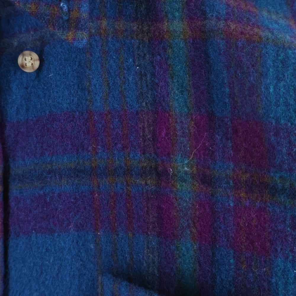 PENDLETON(ペンドルトン) 70S VINTAGE タータンチェック ロングスリーブ ウールシャツ マルチ