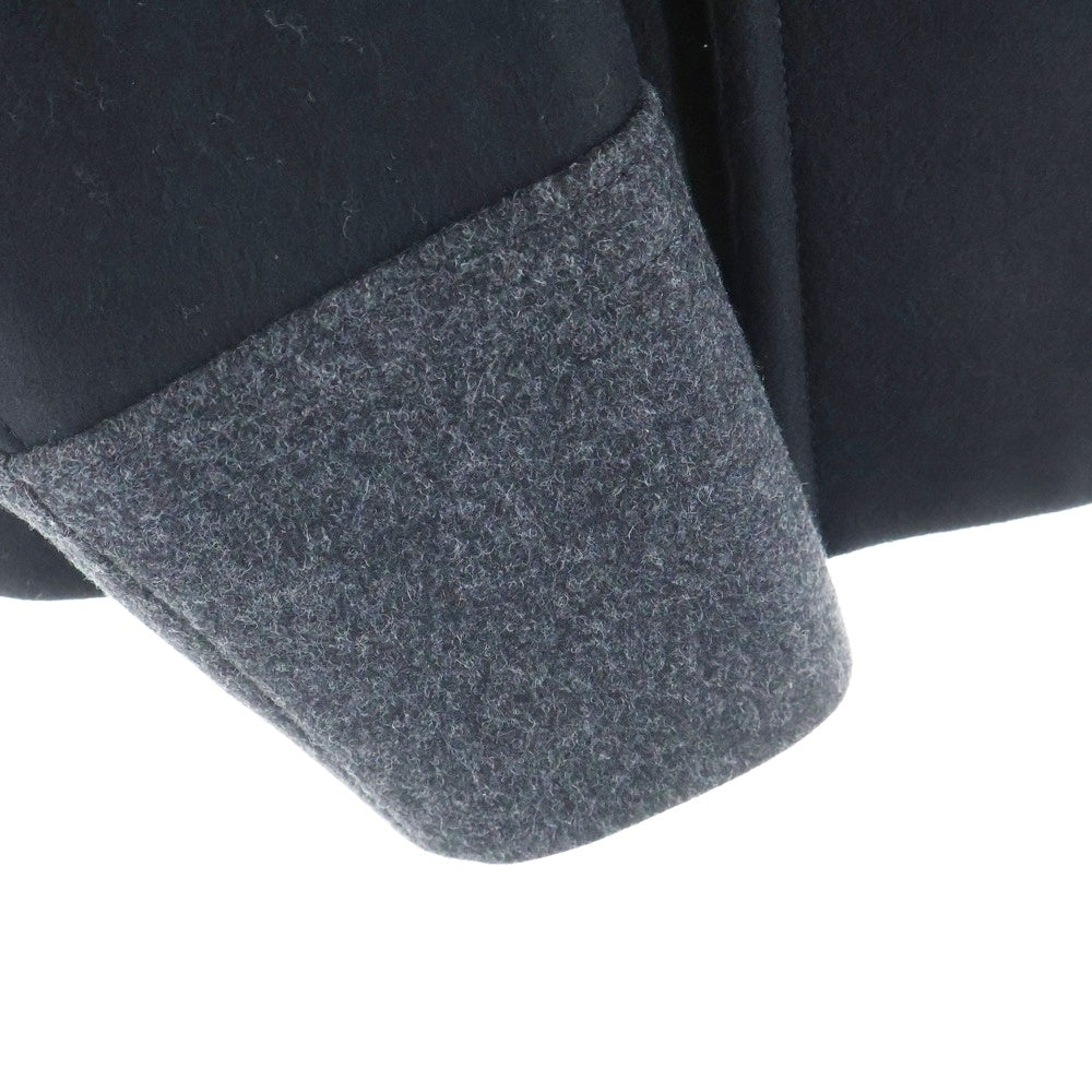 DOLCE & GABBANA(ドルチェアンドガッバーナ) 裏地ダウン ウールPコート ブラック G0733T/FUM4F