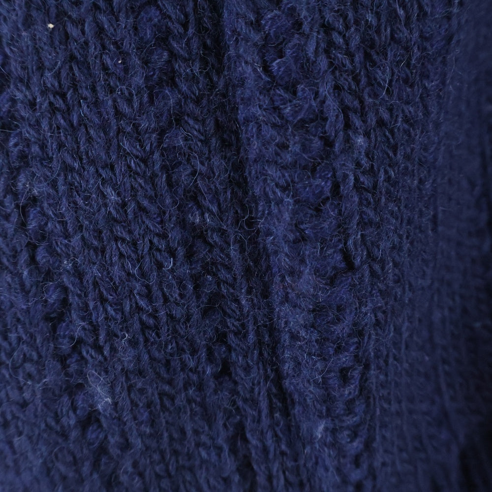 GUCCI(グッチ) カシミヤ混 シェリーライン ショールカラーカーディガン ネイビー 696553 XKCFR