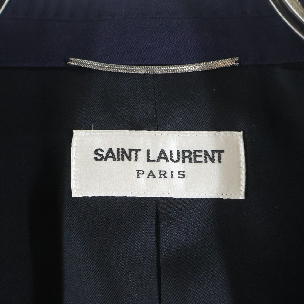 SAINT LAURENT PARIS(サンローランパリ) 15AW Le Smoking Jacket エディ期 1ボタン タキシードジャケット ネイビー 390023 Y682J