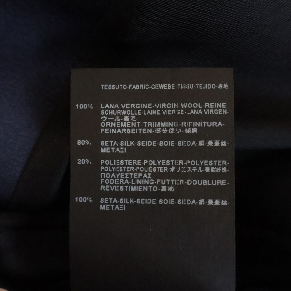 SAINT LAURENT PARIS(サンローランパリ) 15AW Le Smoking Jacket エディ期 1ボタン タキシードジャケット ネイビー 390023 Y682J