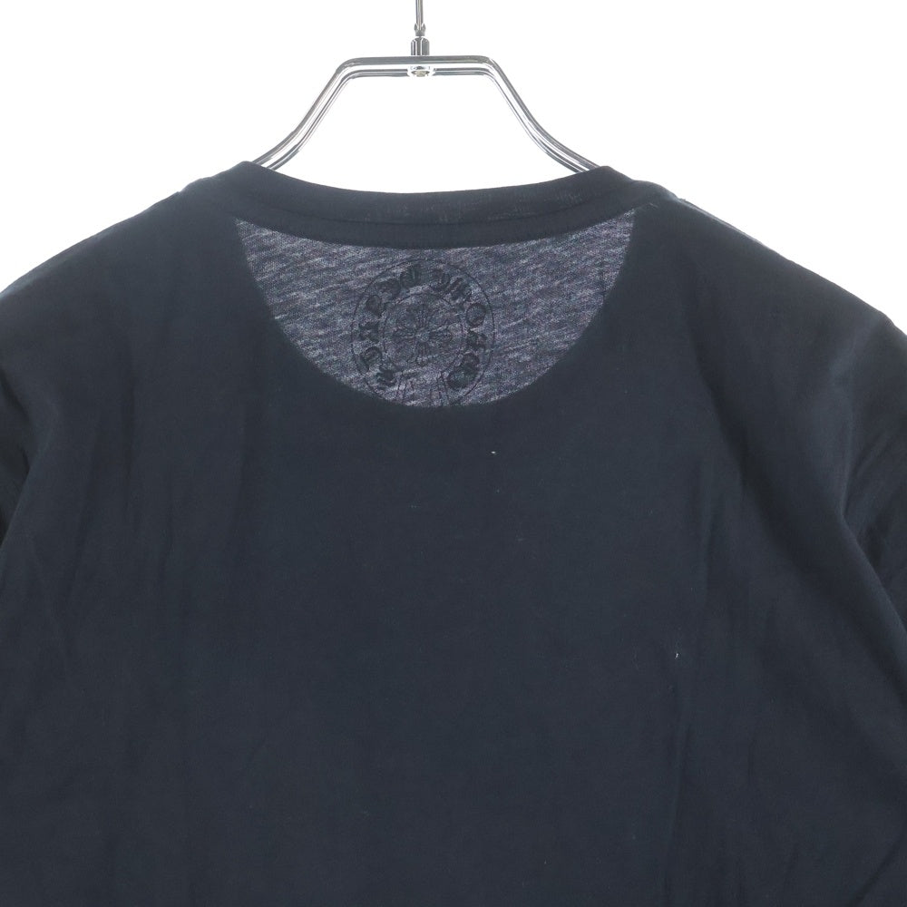 CHROME HEARTS(クロムハーツ) クルーネック インナー 半袖Tシャツ ブラック