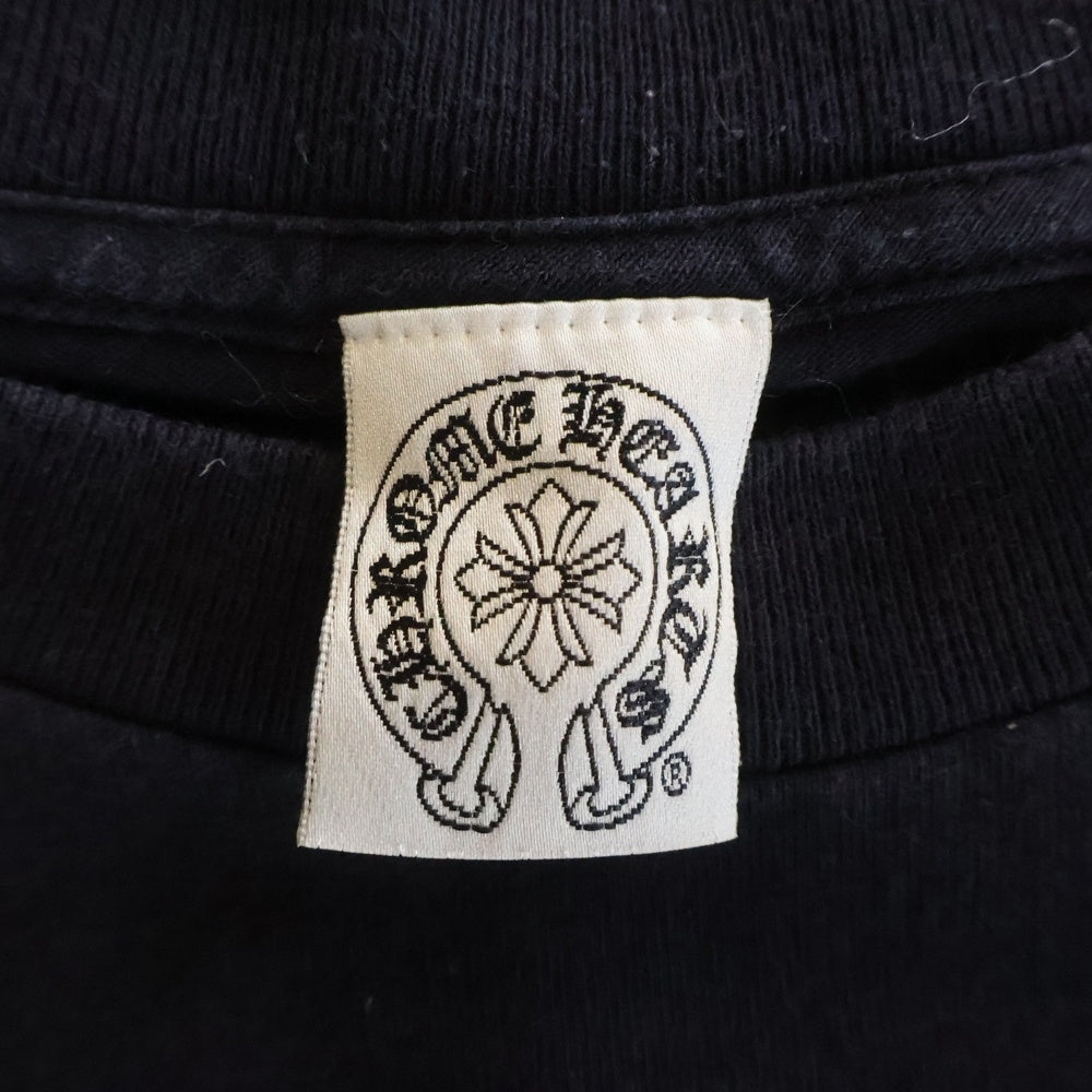 CHROME HEARTS(クロムハーツ) OLD オールド フロントポケット セメタリーパッチ クルーネック半袖Tシャツ カットソー ブラック