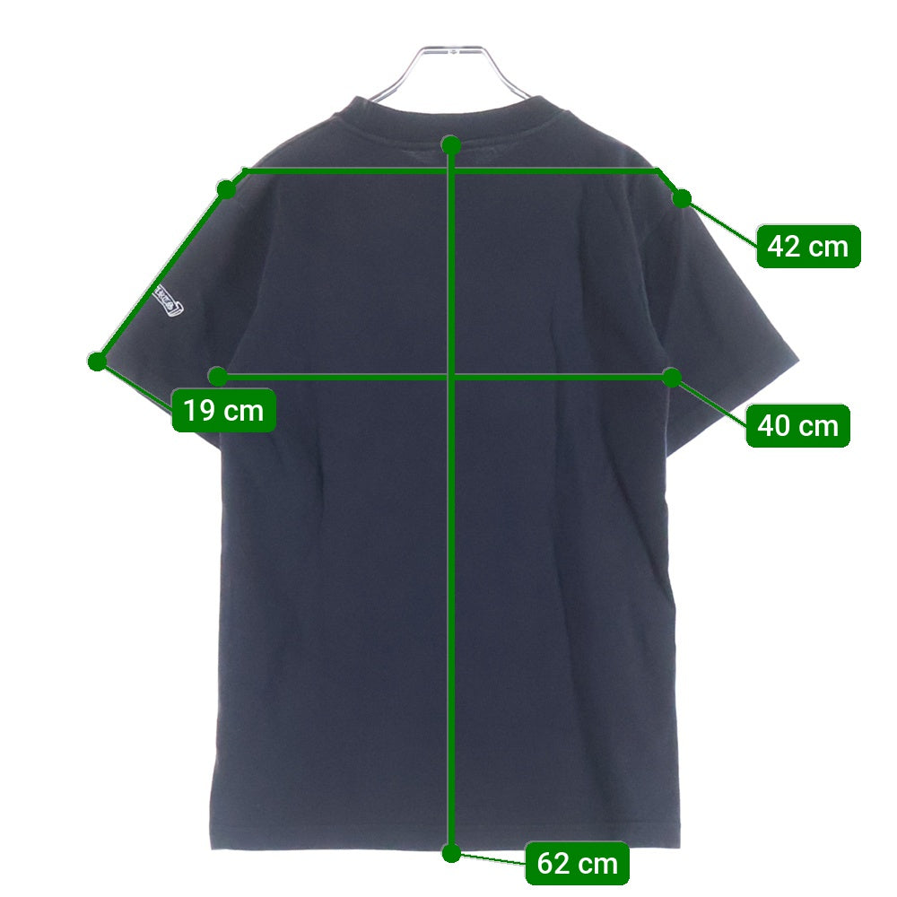 CHROME HEARTS(クロムハーツ) OLD オールド フロントポケット セメタリーパッチ クルーネック半袖Tシャツ カットソー ブラック