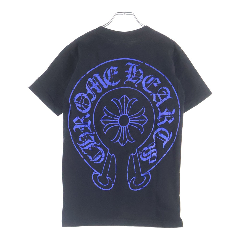 CHROME HEARTS(クロムハーツ) OLD CH PLUS フロントCHプラスプリント クルーネック 半袖Tシャツ ブラック