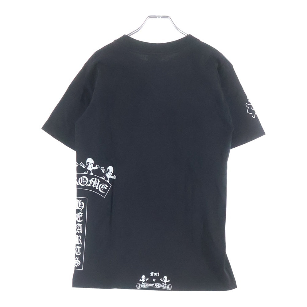 CHROME HEARTS(クロムハーツ) OLD FOTI HARRIS TEETER オールド フォティ ハリスティーター Tバー プリント半袖Tシャツ クルーネックカットソー ブラック