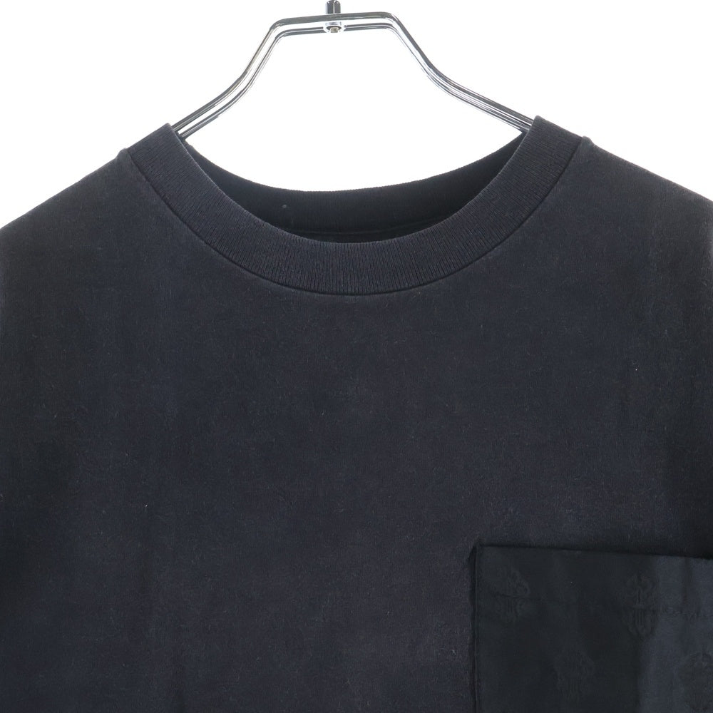 CHROME HEARTS(クロムハーツ) OLD オールドモデル 大阪限定 バック刺繍 ポケット切替 半袖Tシャツ カットソー ブラック