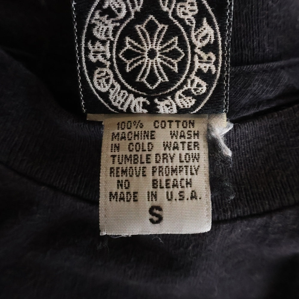 CHROME HEARTS(クロムハーツ) OLD オールドモデル 大阪限定 バック刺繍 ポケット切替 半袖Tシャツ カットソー ブラック