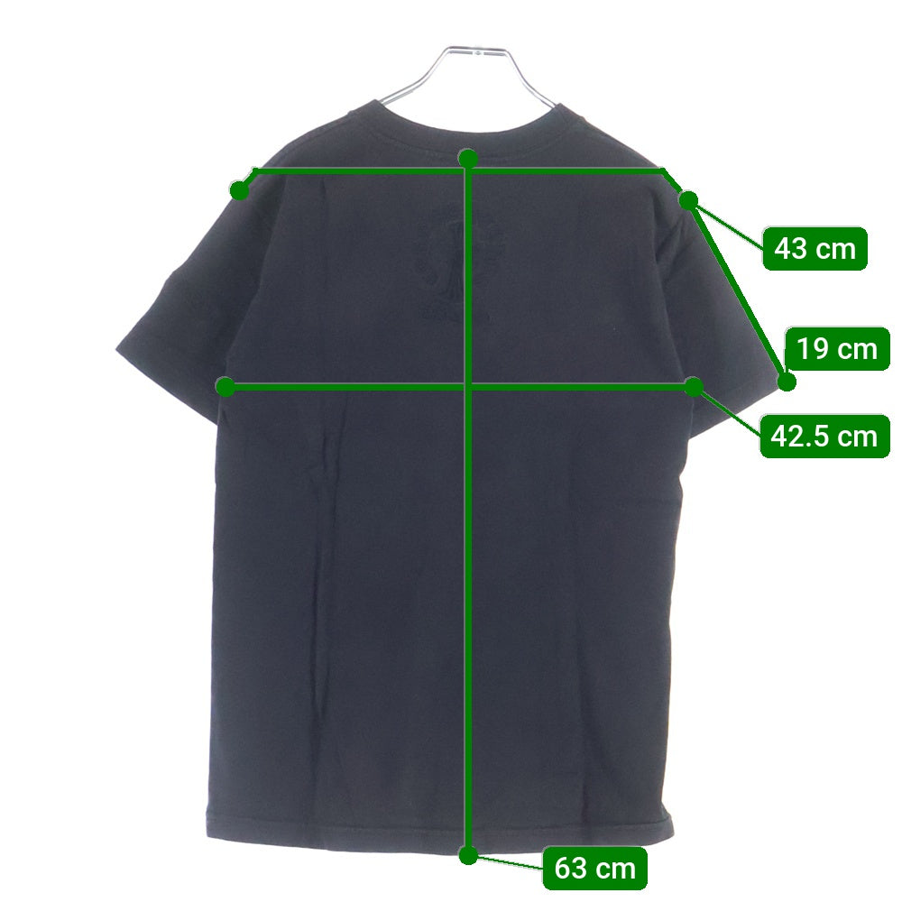 CHROME HEARTS(クロムハーツ) OLD オールドモデル 大阪限定 バック刺繍 ポケット切替 半袖Tシャツ カットソー ブラック