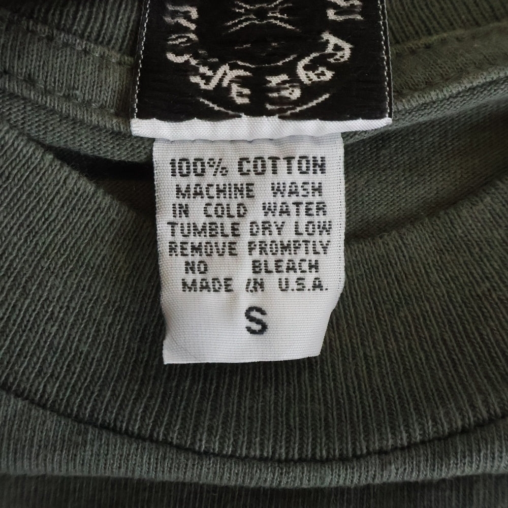 CHROME HEARTS(クロムハーツ) OLD CH T-SHRT US オールド プリント クルーネック 半袖Tシャツ カーキ