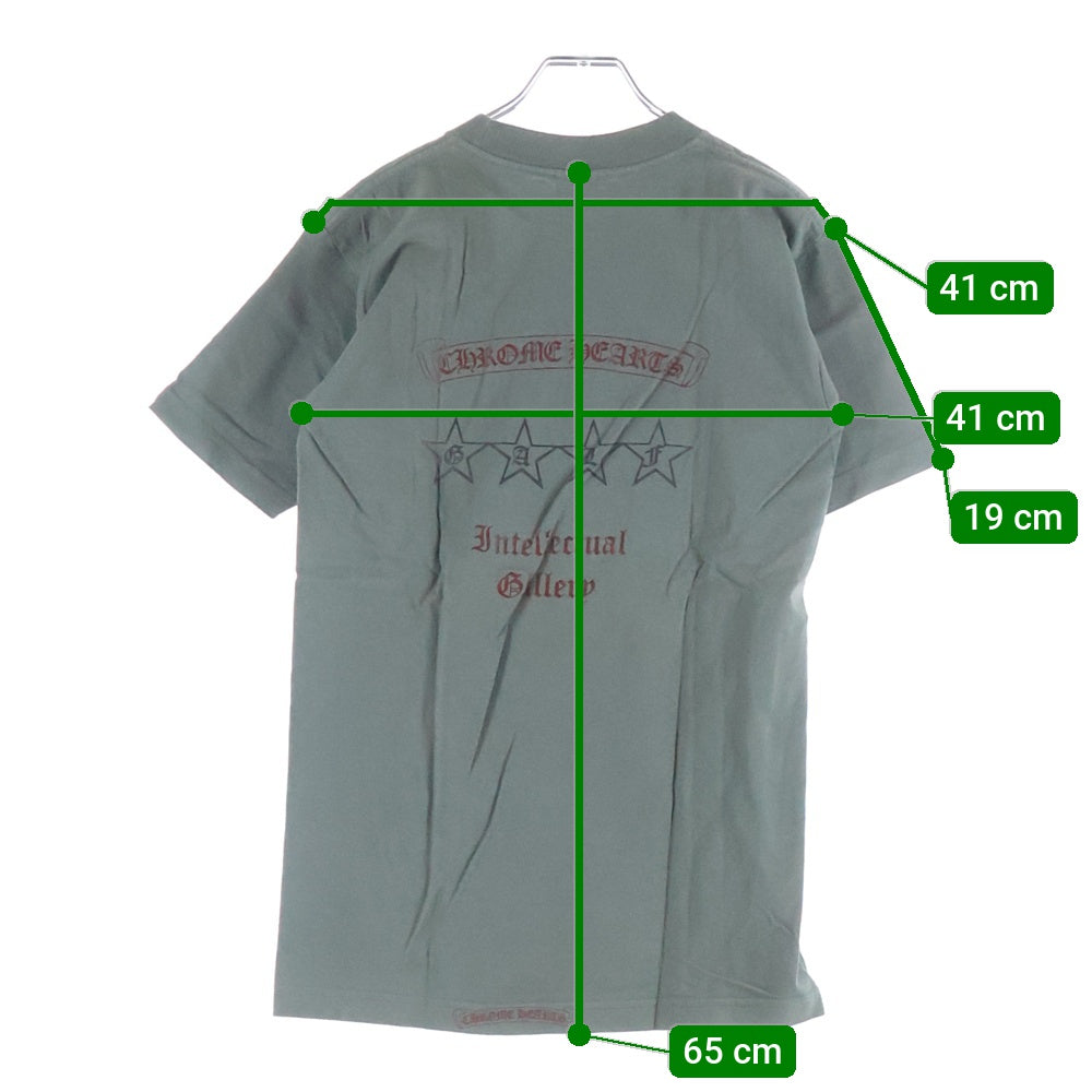 CHROME HEARTS(クロムハーツ) OLD CH T-SHRT US オールド プリント クルーネック 半袖Tシャツ カーキ