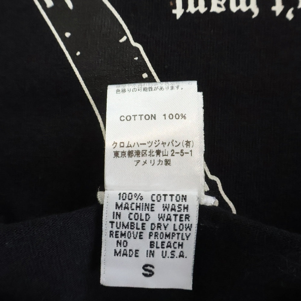 CHROME HEARTS(クロムハーツ) OLD JOE FOTI EXHIBITION 2009 フォティ 日本限定 クルーネック 半袖Tシャツ ブラック