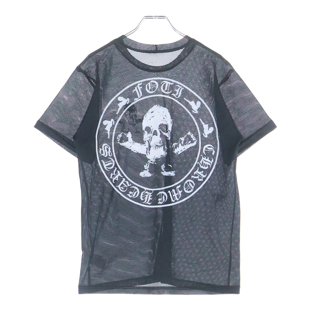 CHROME HEARTS(クロムハーツ) FOTI MESH Tee フォッティ メッシュ クルーネック 半袖Tシャツ ブラック