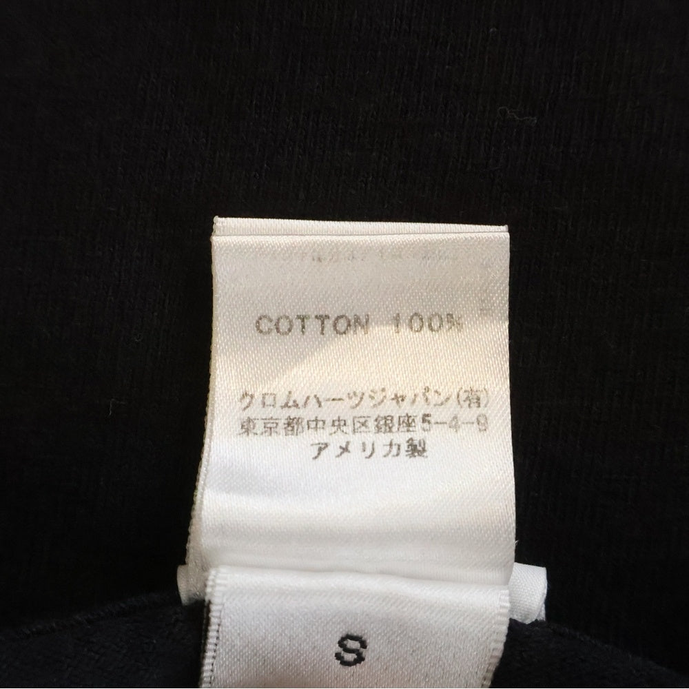 CHROME HEARTS(クロムハーツ) OLD AMERICAN FLAG TEE オールド アメリカンフラッグTシャツ 星条旗 ホースシュープリント 半袖Tシャツ カットソー ブラック