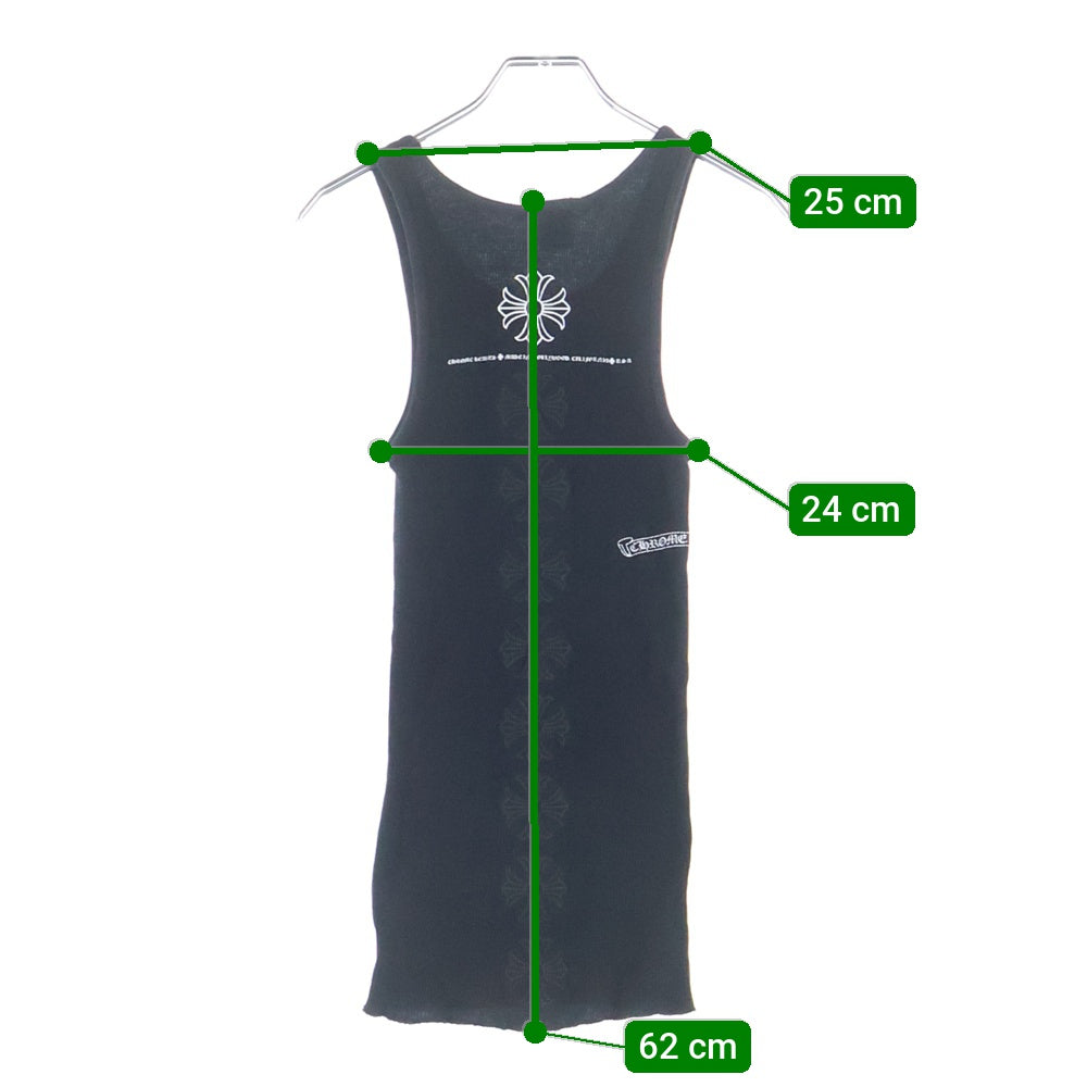 CHROME HEARTS(クロムハーツ) OLD ホースシュー CHプラスプリント タンクトップ ブラック