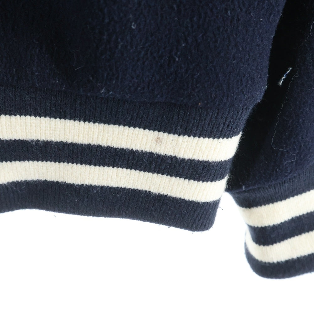 HUF(ハフ) 20 YEAR CLASSIC H VARSITY JACKET JK00368 20周年 ウール スタジアム ジャケット ネイビー