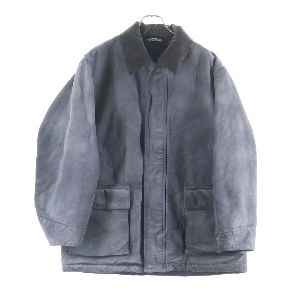 AURALEE(オーラリー) 25AW PRODUCT DYED ORGANIC COTTON DUCK BLOUSON プロダクトダイオーガニックコットンダックブルゾン ブラック A25AB01CD