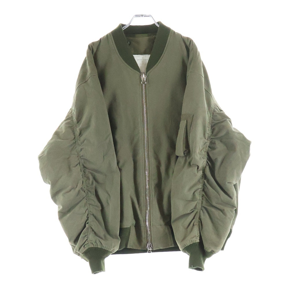 READY MADE(レディメイド) BIG JESSE JACKET ビッグジェシージャケット オーバーサイズ テントクロス ライナー付きMA-1 カーキ RE-CO-KH-00-00-184