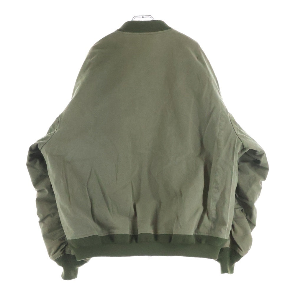 READY MADE(レディメイド) BIG JESSE JACKET ビッグジェシージャケット オーバーサイズ テントクロス ライナー付きMA-1 カーキ RE-CO-KH-00-00-184