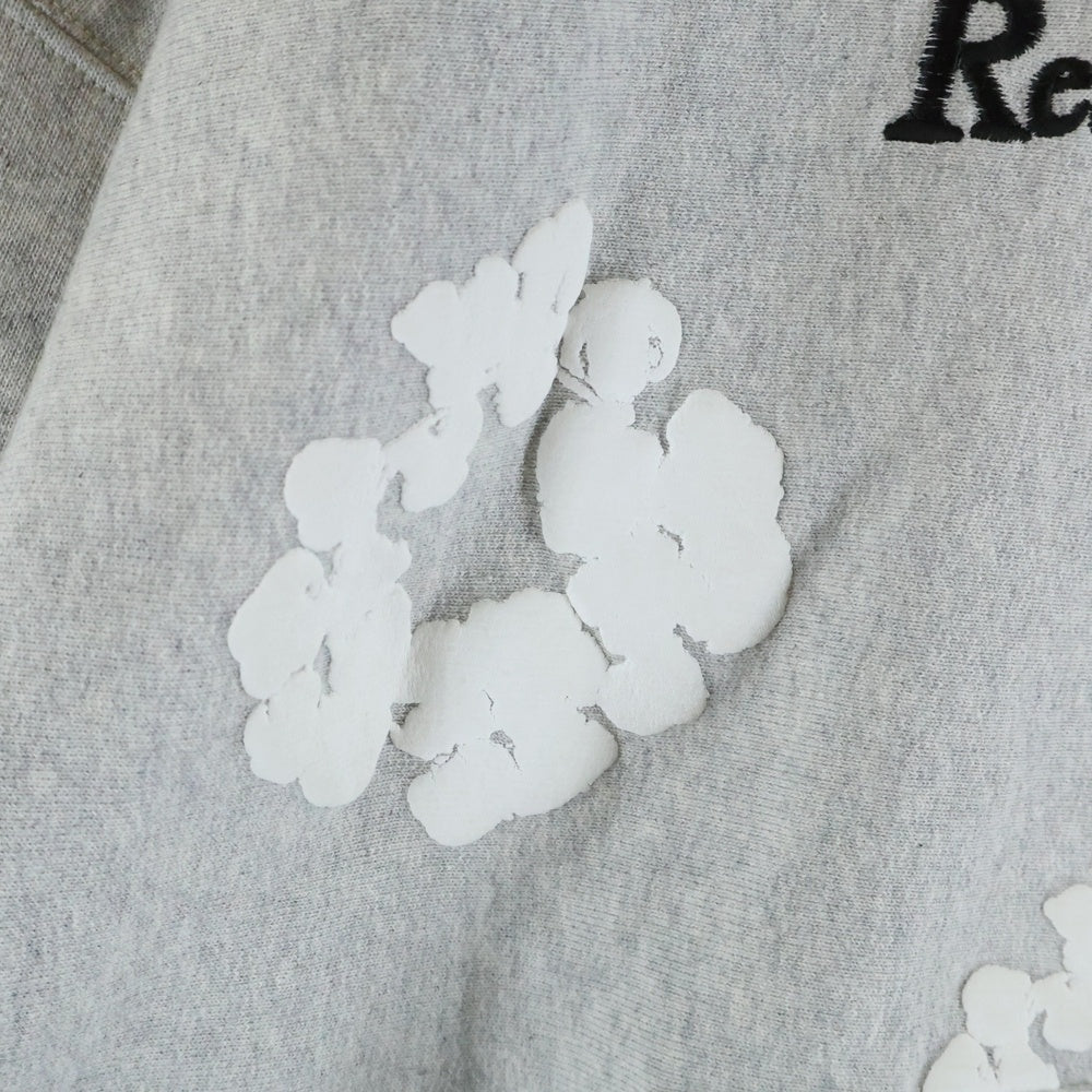 READY MADE(レディメイド) 22AW×DENIM TEARS COTTON WREATH HOODIE フラワーリース コットン プルオーバーパーカー フーディー グレー RE-DT-GY-00-00-08