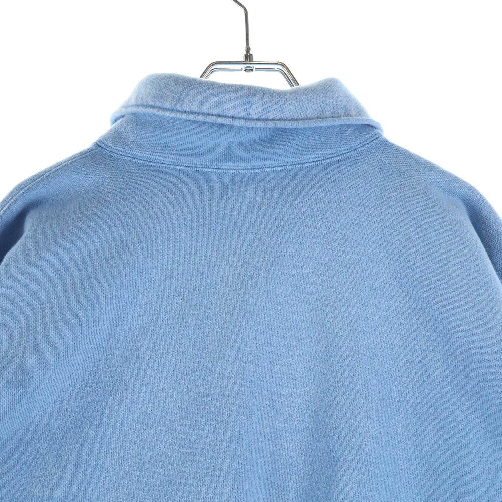 A.PRESSE(アプレッセ) 25AW Vintage Sweat Cardigan ヴィンテージ加工スウェットカーディガン ブルー 25AAP-05-08