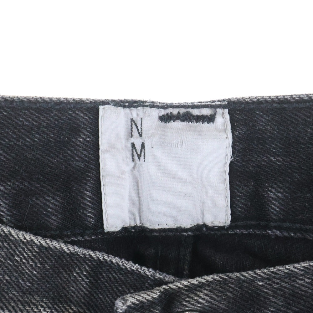 New Manual(ニュー マニュアル) #010 LV SUPER SLIM JEANS スーパースリムジーン ブラックデニムパンツ ブラック NM-No.1