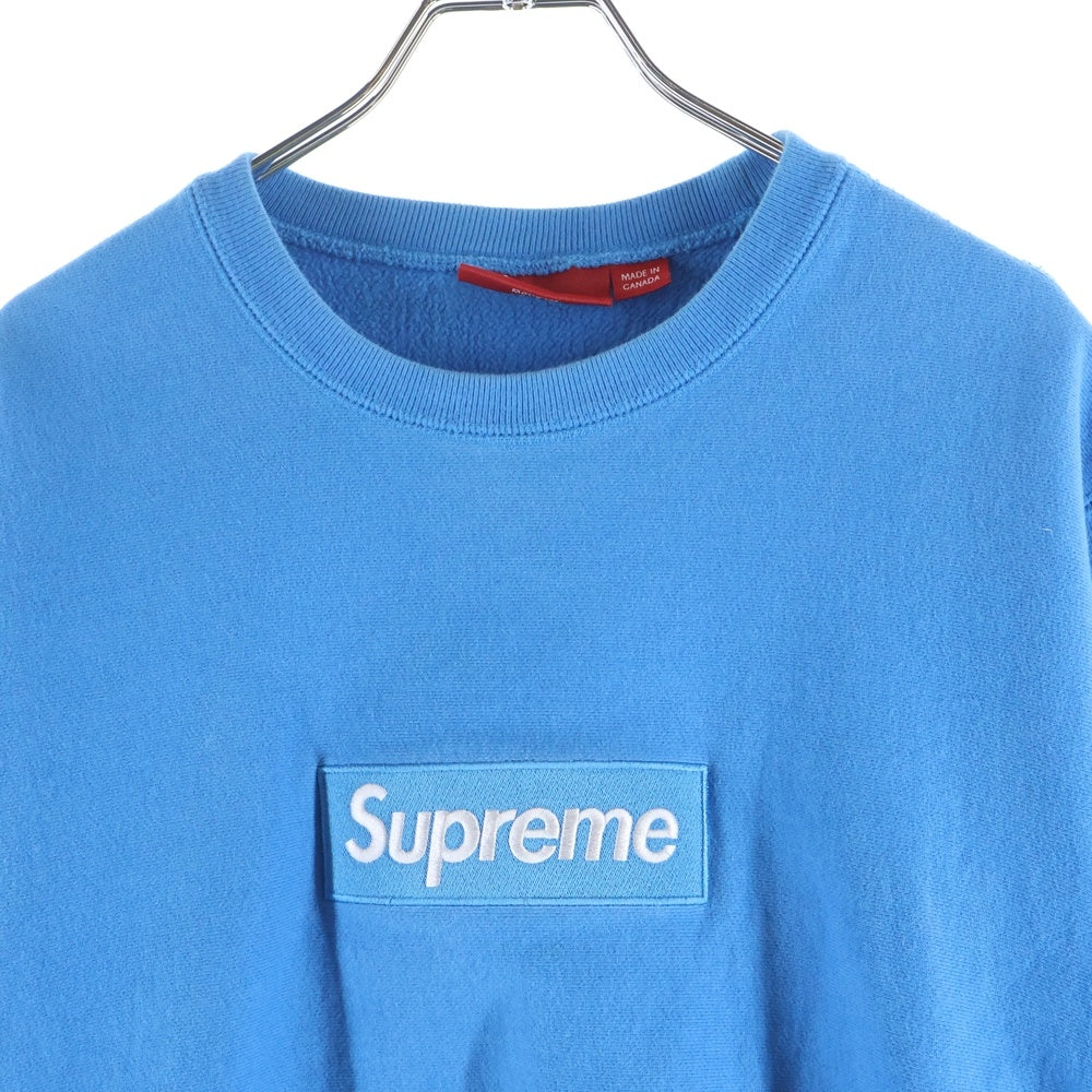 SUPREME(シュプリーム) 18AW Box Logo Crewneck ボックスロゴ クルーネック スウェットトレーナー ライトブルー