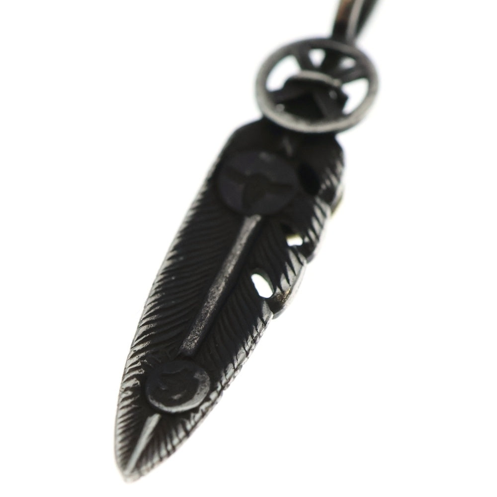 TADY & KING(タディアンドキング) K18 ホイールフェザー ペンダントトップ ネックレストップ S シルバー/ゴールド