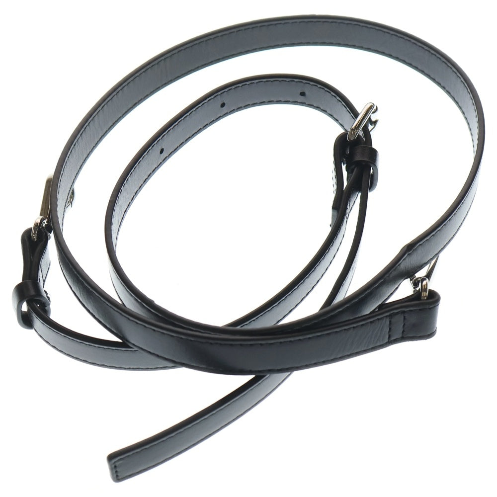 DIESEL(ディーゼル) 24SS 1DR ロゴプレート グリッター ハンドバッグ ショルダーバッグ ブラック X08396 P0787