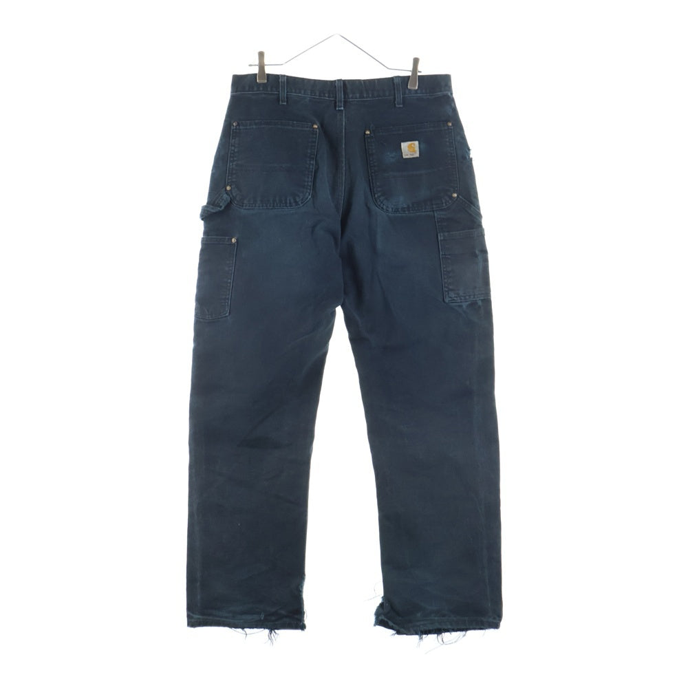 CARHARTT(カーハート) ダブルニー ボロ ダック地ペインターパンツ ブラック