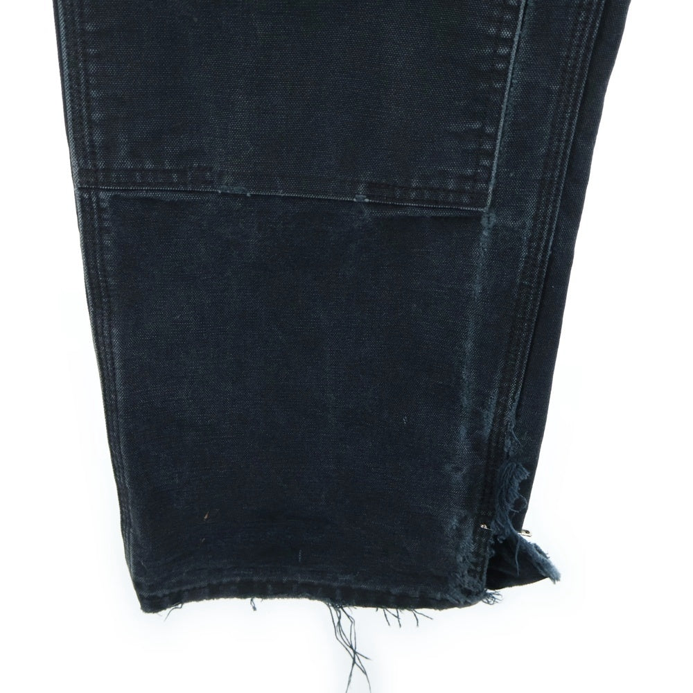 CARHARTT(カーハート) ダブルニー ボロ ダック地ペインターパンツ ブラック