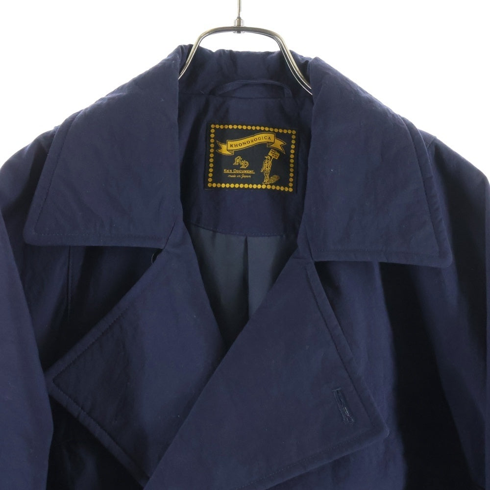 NO BRAND(ノーブランド) KICS DOCUMENT. 16AW KHONOROGICA VINTAGE NY OX PADDED COAT コロノジカ ヴィンテージニューヨークオックスパデッドコート ネイビー 05-1603-1001