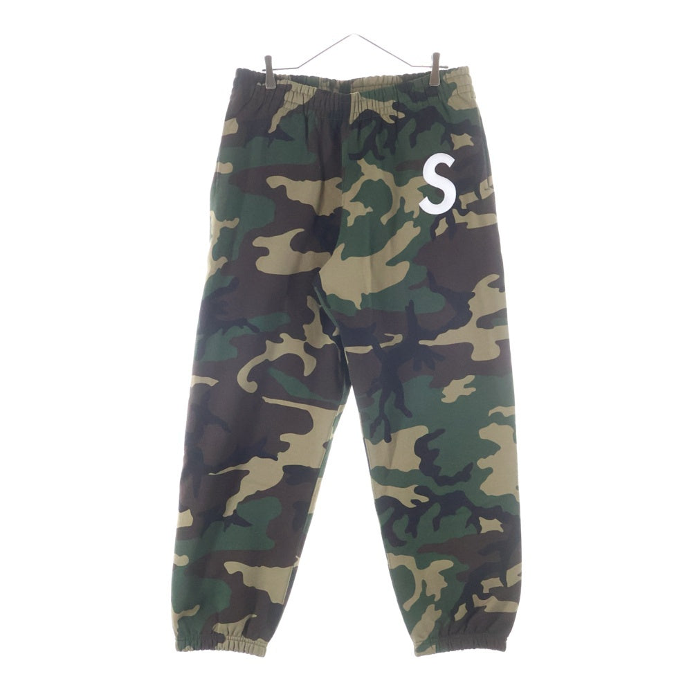 SUPREME(シュプリーム) 25AW S Logo Sweatpants Sロゴスウェットパンツ カモフラ グリーン