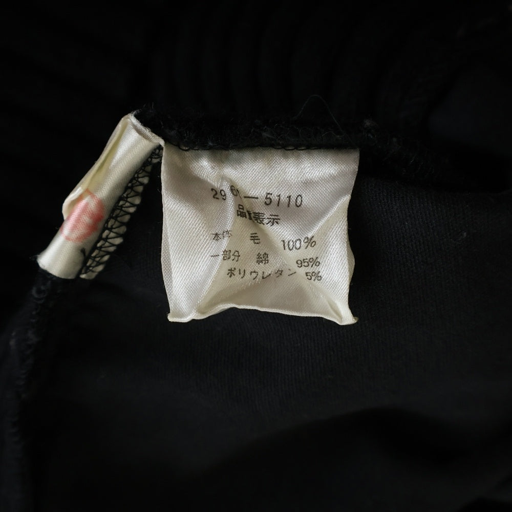 BALENCIAGA(バレンシアガ) la mode ニット ベルベット ワンピース ブラック 2968-5110 レディース