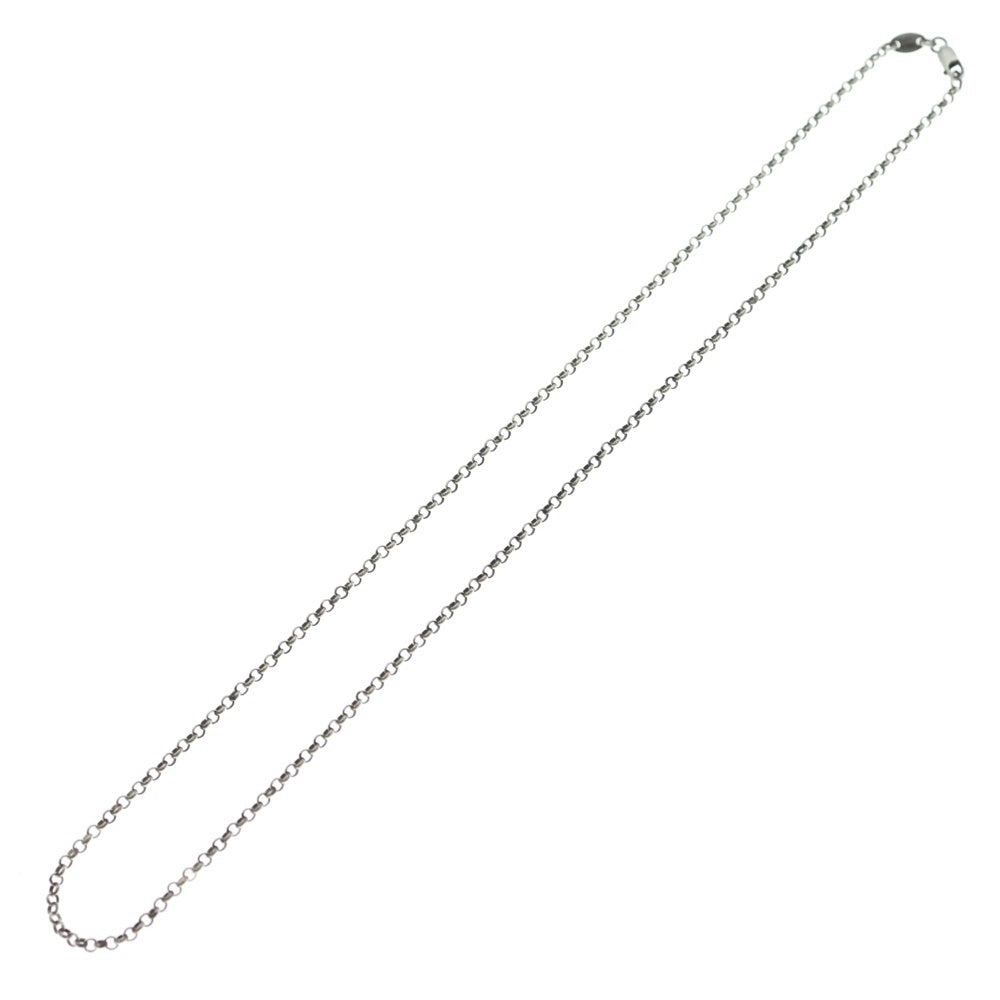 CHROME HEARTS(クロムハーツ) NECKCHAIN R18 ロールチェーンネックレス 18inch シルバー BCA083