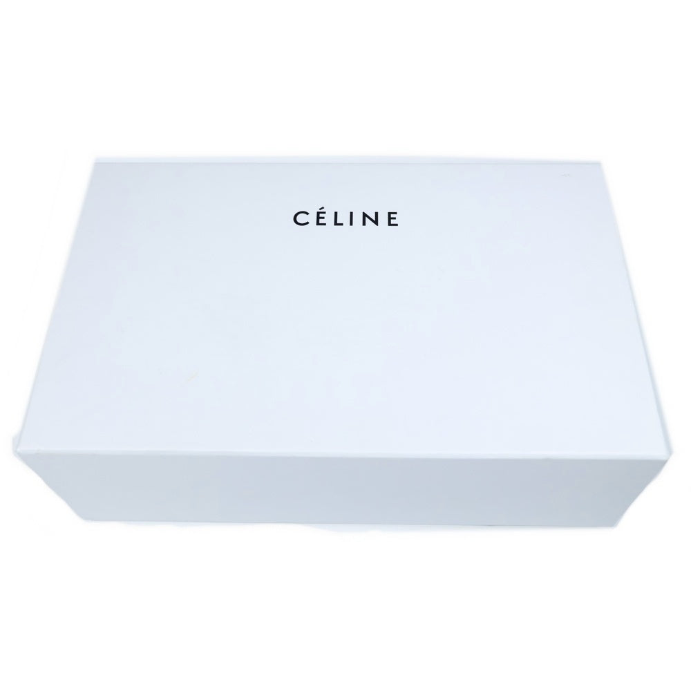 CELINE(セリーヌ) Vネック エッセンシャル ヒールパンプス ブラック レディース 742440